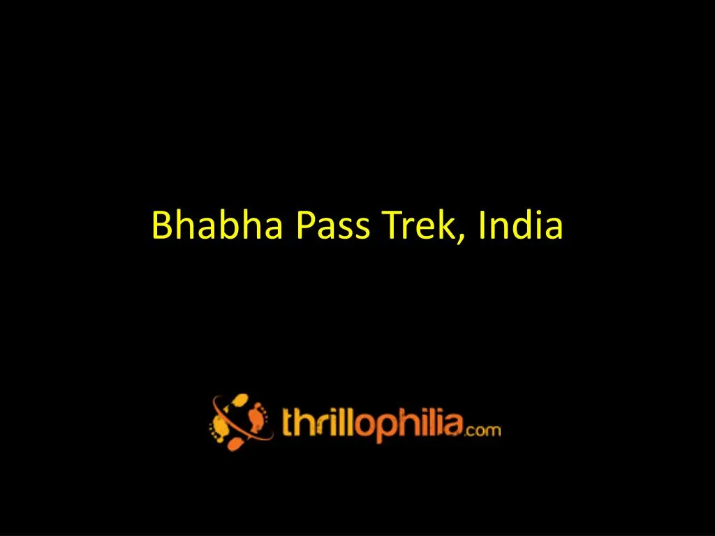 bhabha pass trek india