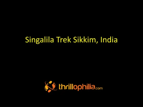 Singalila Trek Sikkim, India
