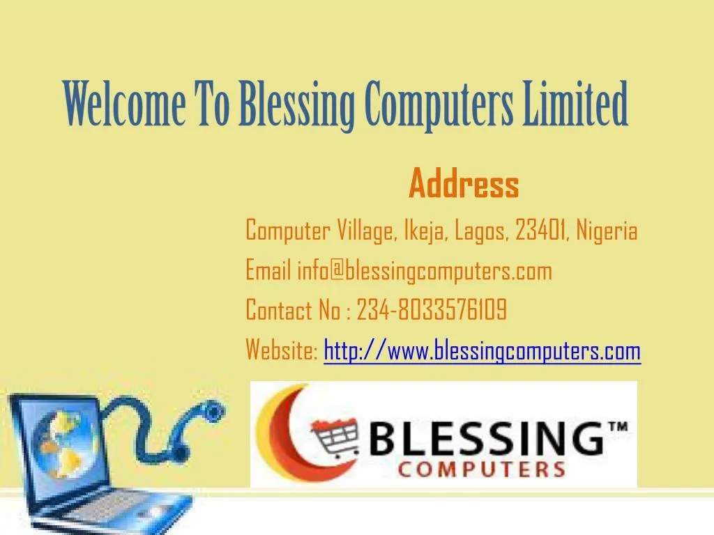 welcome to blessing computers limited