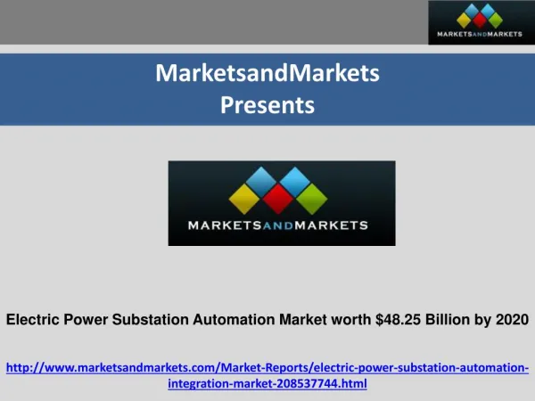 Electric Power Substation Automation Market