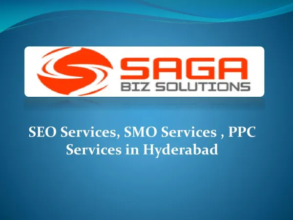 Best SEO Company in Hyderbad-Saga Biz Solutions