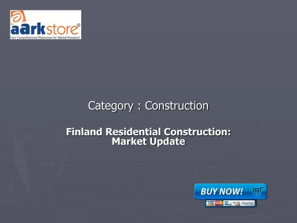 Finland Residential Construction: Market Update