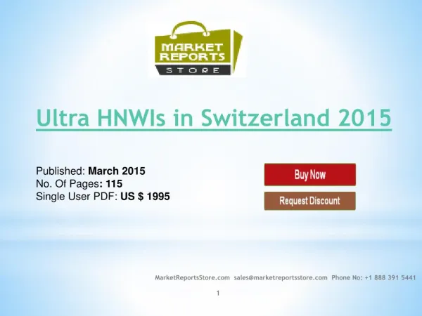 Switzerland Ultra HNWIs 2015