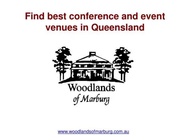 Find best conference and event venues in Queensland