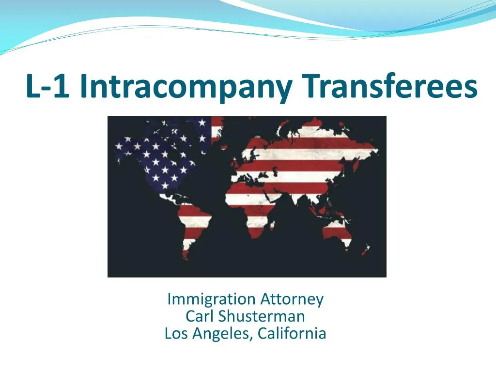 l 1 intracompany transferees