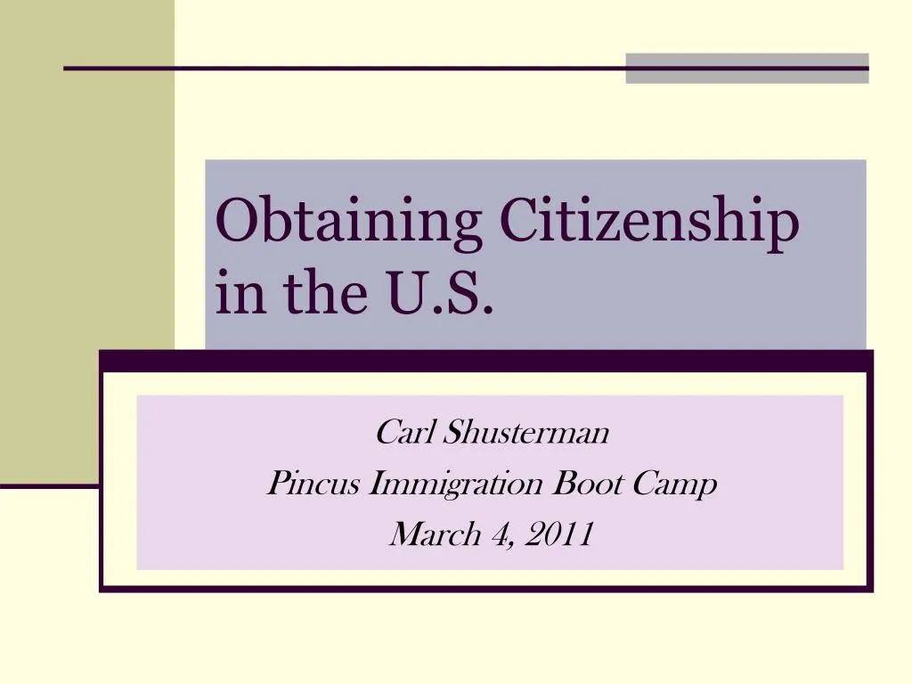obtaining citizenship in the u s