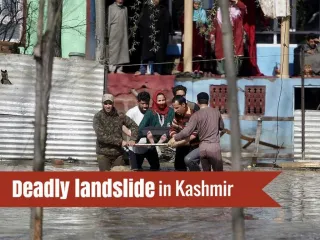 Deadly landslide in Kashmir