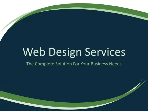 The Complete Web Design Services For Your Business Needs
