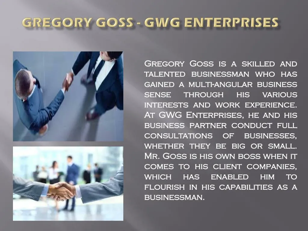 gregory goss gwg enterprises