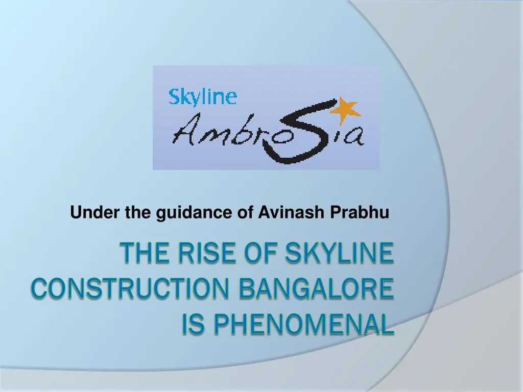 under the guidance of avinash prabhu