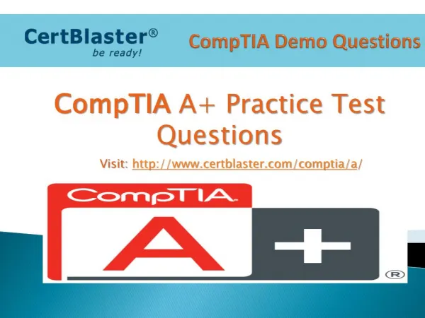CompTIA A Demo Questions