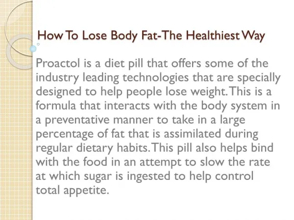 How To Lose Body Fat-The Healthiest Way