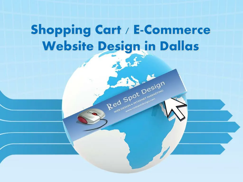 shopping cart e commerce website design in dallas