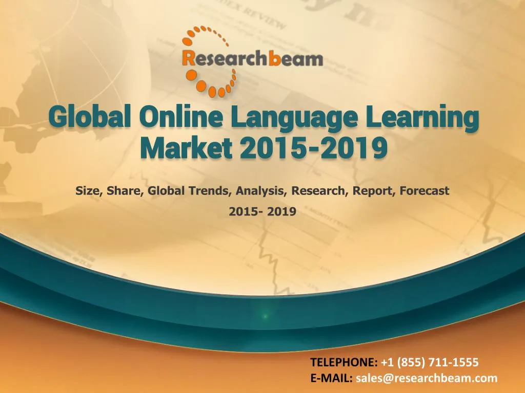 global online language learning market 2015 2019