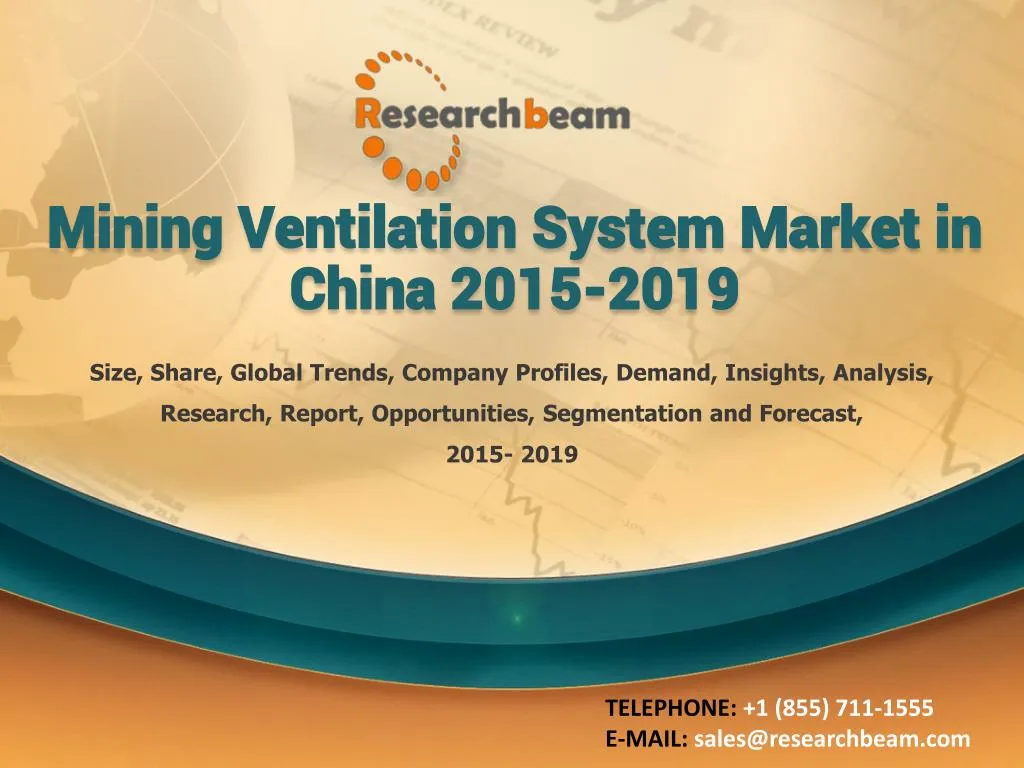 mining ventilation system market in china 2015 2019