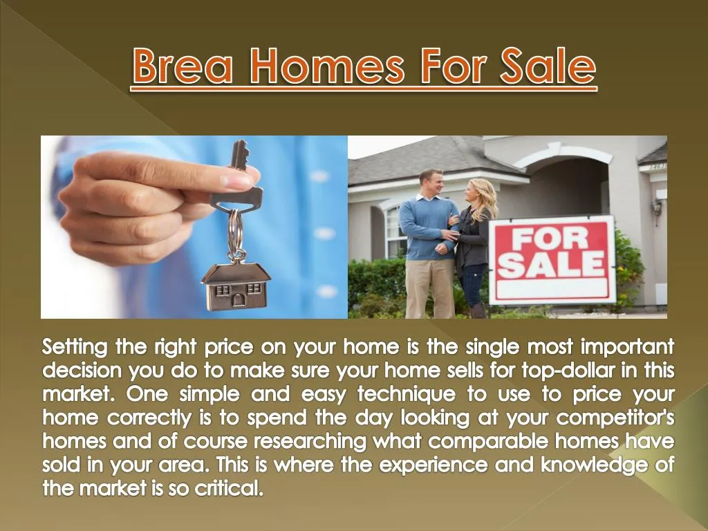 brea homes for sale