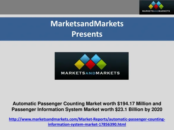 Automatic Passenger Counting Market