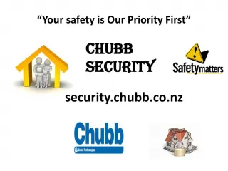 Chubb Security- A Leading Provider of Burglar Alarm Systems - slide 1