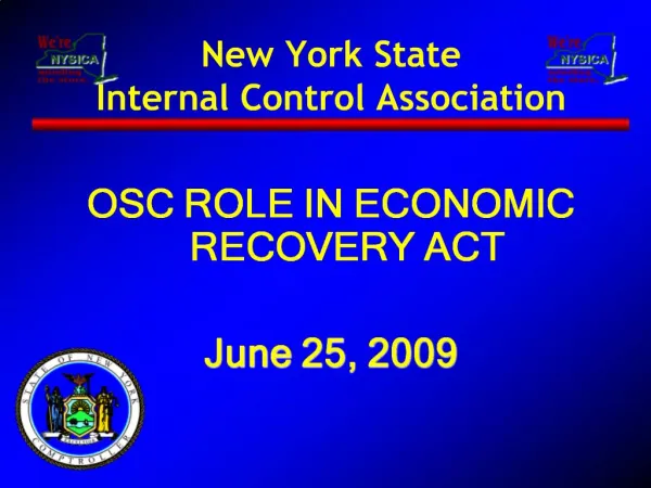 New York State Internal Control Association