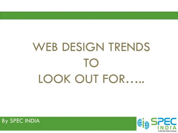 Web Design Trends For 2015