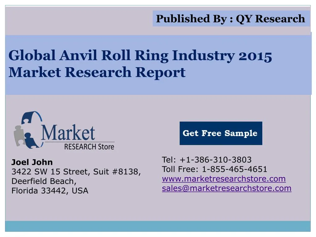 global anvil roll ring industry 2015 market research report
