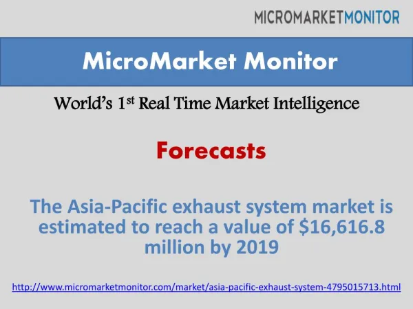 The Asia-Pacific exhaust system market is estimated to reach