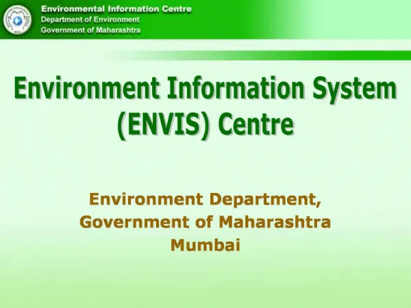 Environment Information System ENVIS Centre