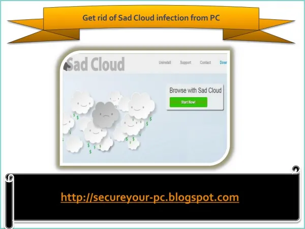 How to remove Sad Cloud
