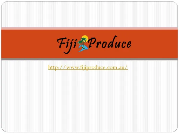 Fiji Produce