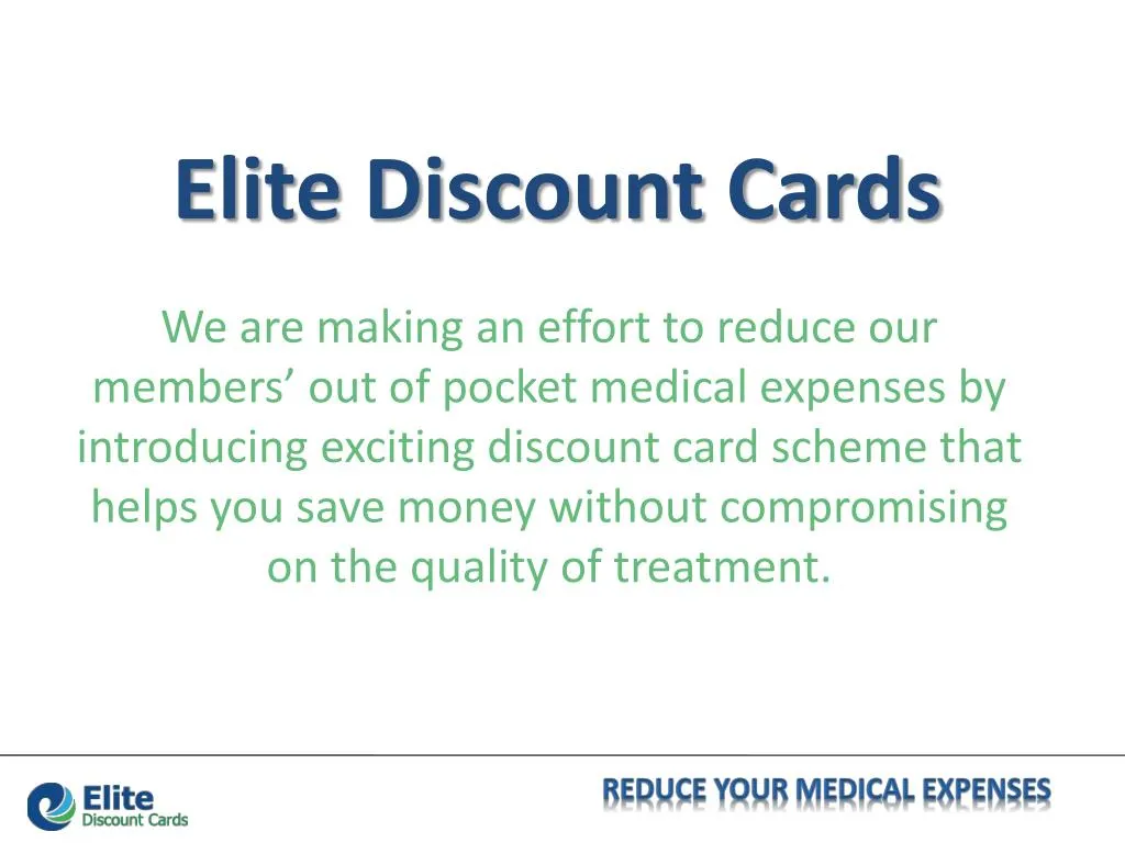elite discount cards