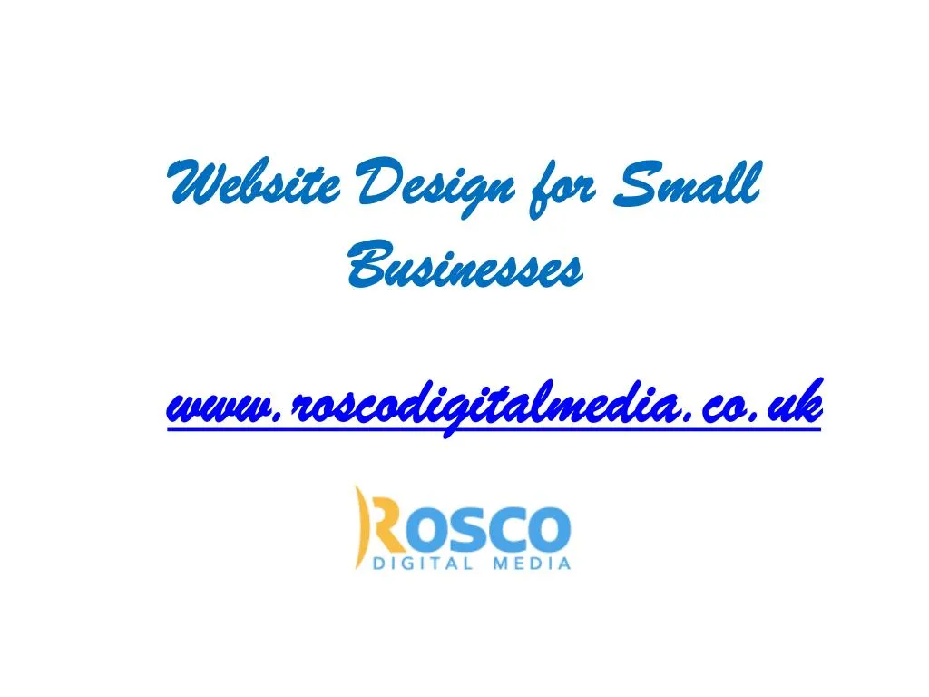 website design for small businesses