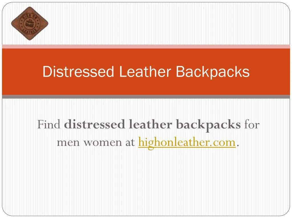 distressed leather backpacks
