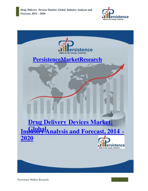 Drug Delivery Devices Market - Global Industry Analysis 2020