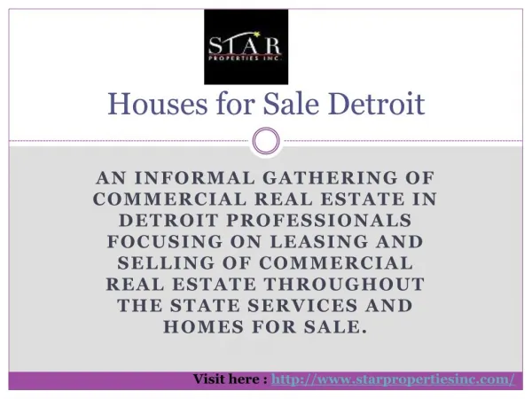 Commercial Real Estate in Detroit