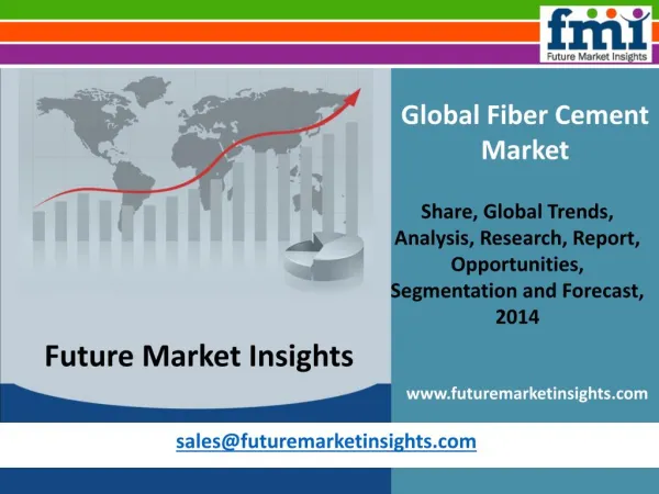 Fiber Cement Market - Global Industry Analysis and Opportuni