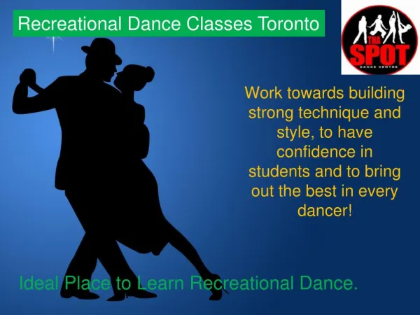 Enhance your Flexibility & Agility With Recreational Dance