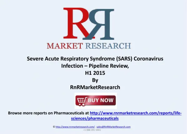 Severe Acute Respiratory Syndrome Coronavirus Infection