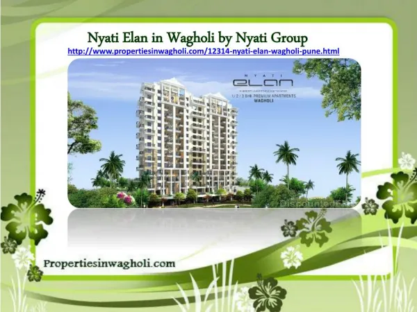 Nyati Elan in Wagholi Pune by Nyati Group