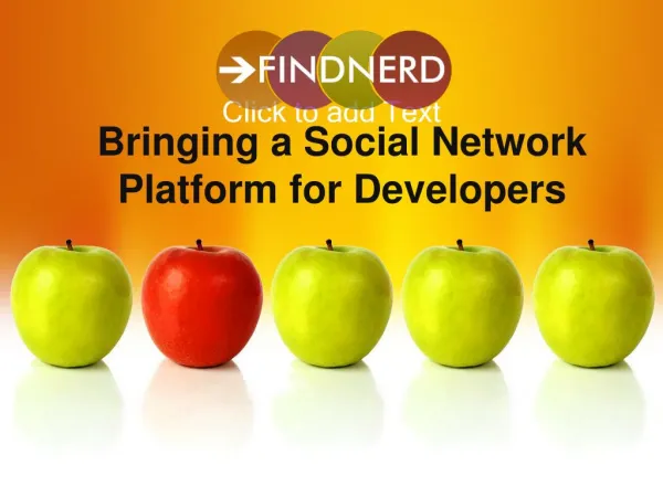 Bringing a Social Network Platform for Developers - FindNerd