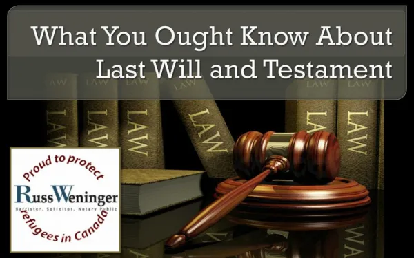 What You Ought to Know About Last Calgary legal will and Tes