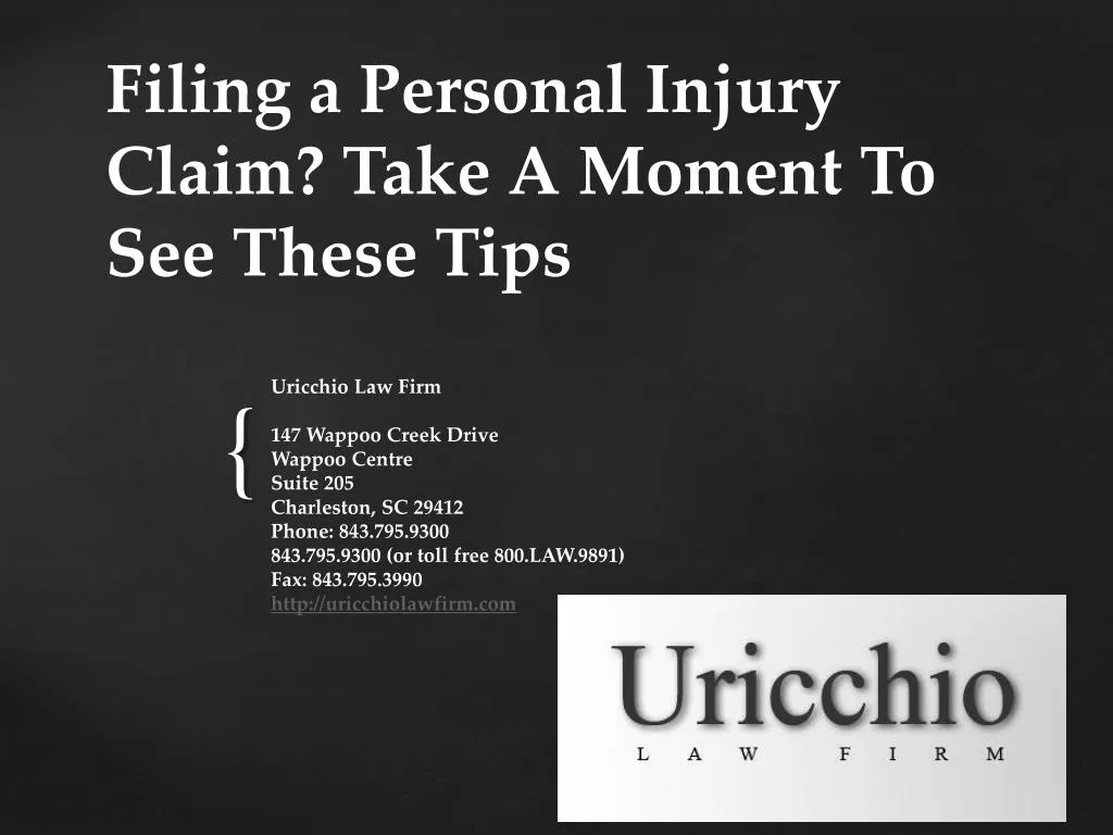 filing a personal injury claim take a moment to see these tips