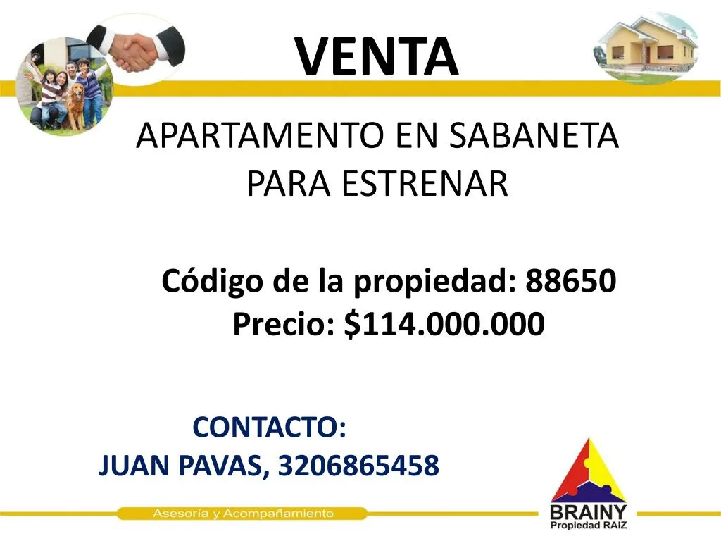 apartamento en sabaneta para estrenar