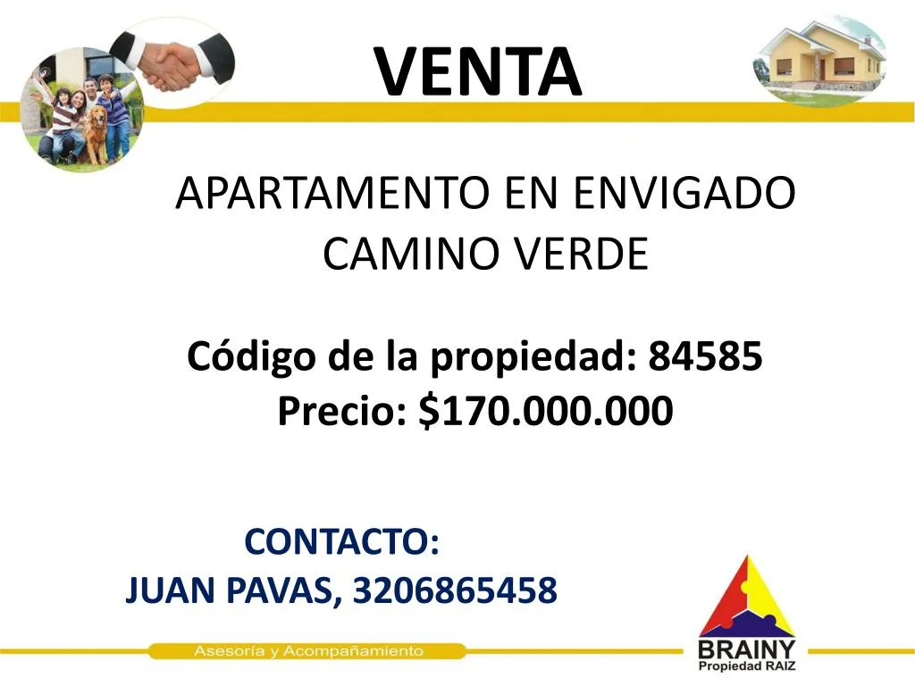 apartamento en envigado camino verde