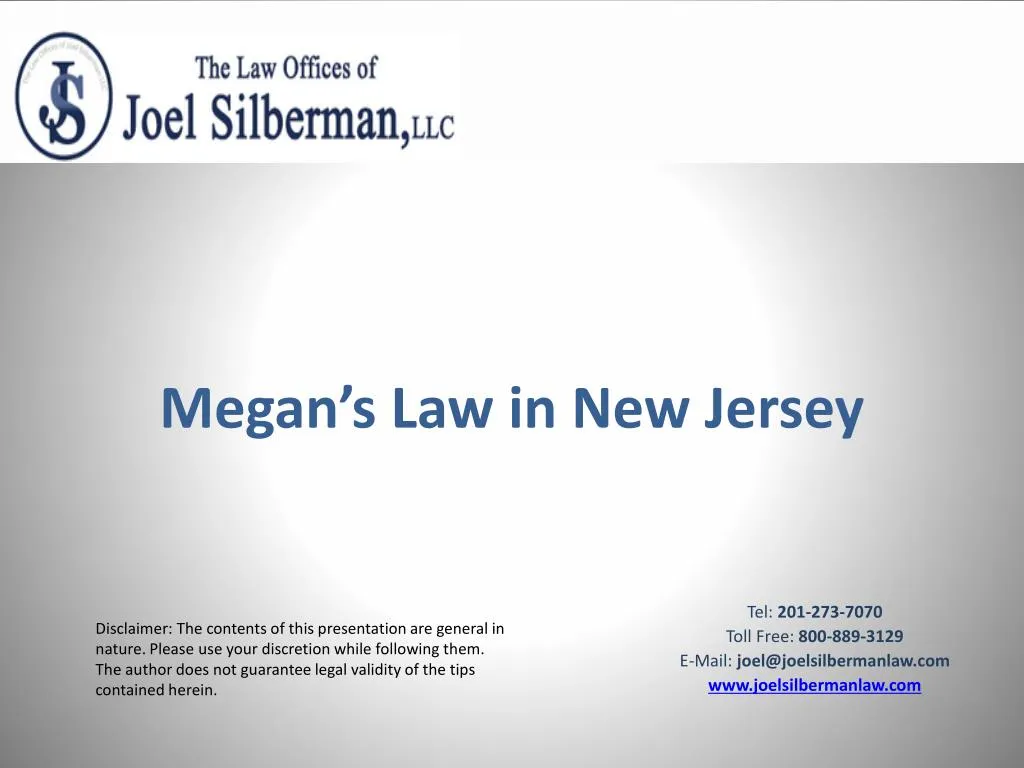 megan s law in new jersey