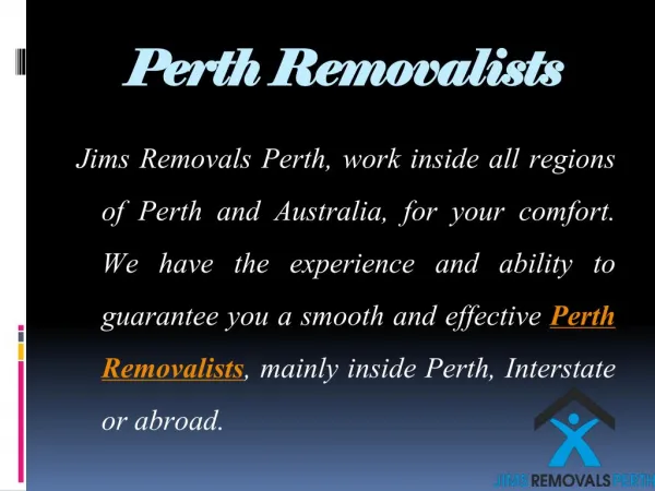 Best Reliance Smoothest Removalists in Perth