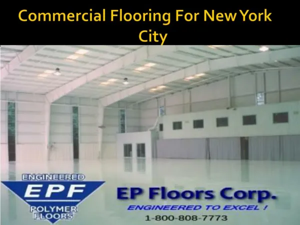 Epoxy Flooring New York