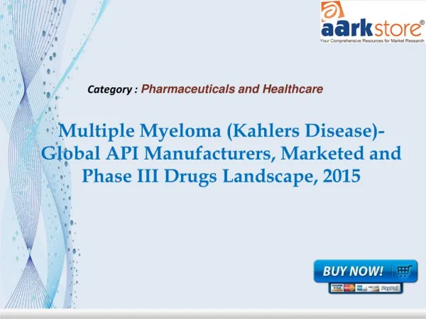 Aarkstore - Multiple Myeloma (Kahlers Disease)