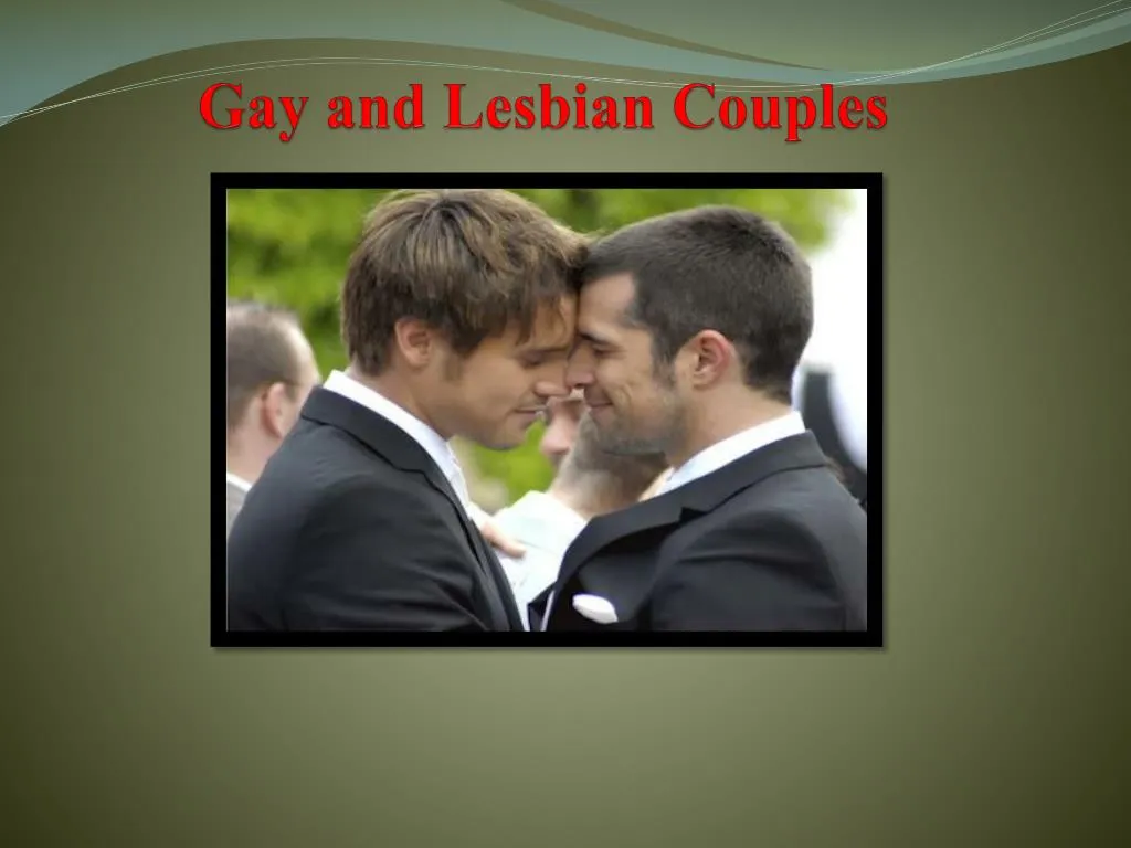 gay and lesbian couples
