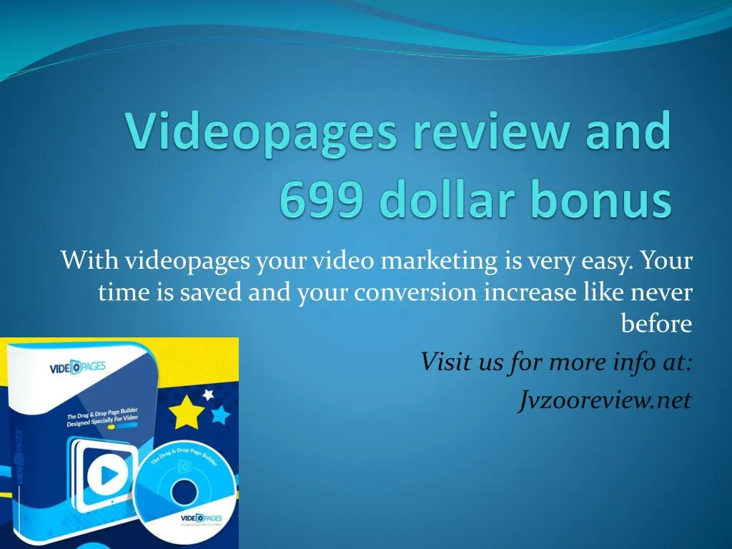 videopages review and 699 dollar bonus