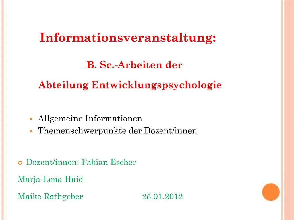 PPT - Informationsveranstaltung: PowerPoint Presentation, Free Download ...